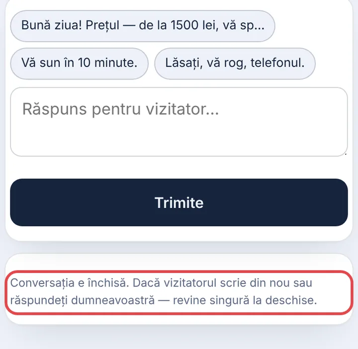 Închideți sau spam