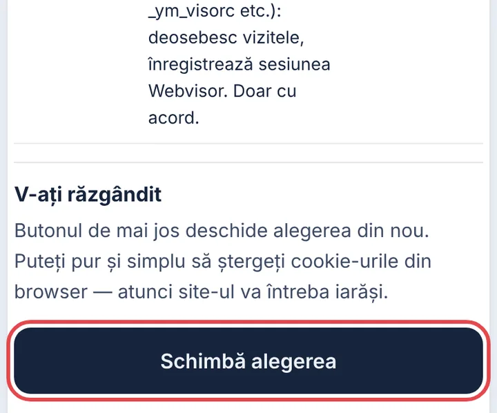 V-ați răzgândit