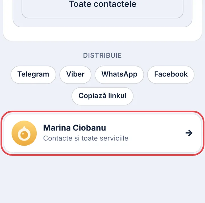 Restul vitrinei