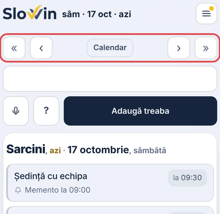 Trecerea pe zile