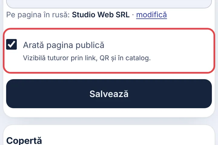Retrageți de la publicare