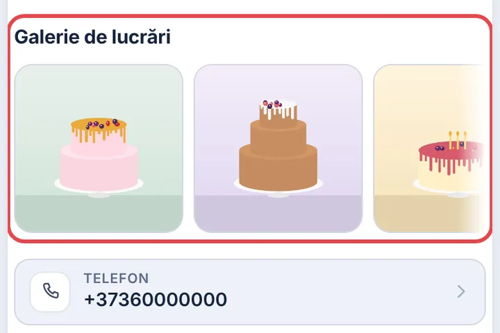Galeria lucrărilor