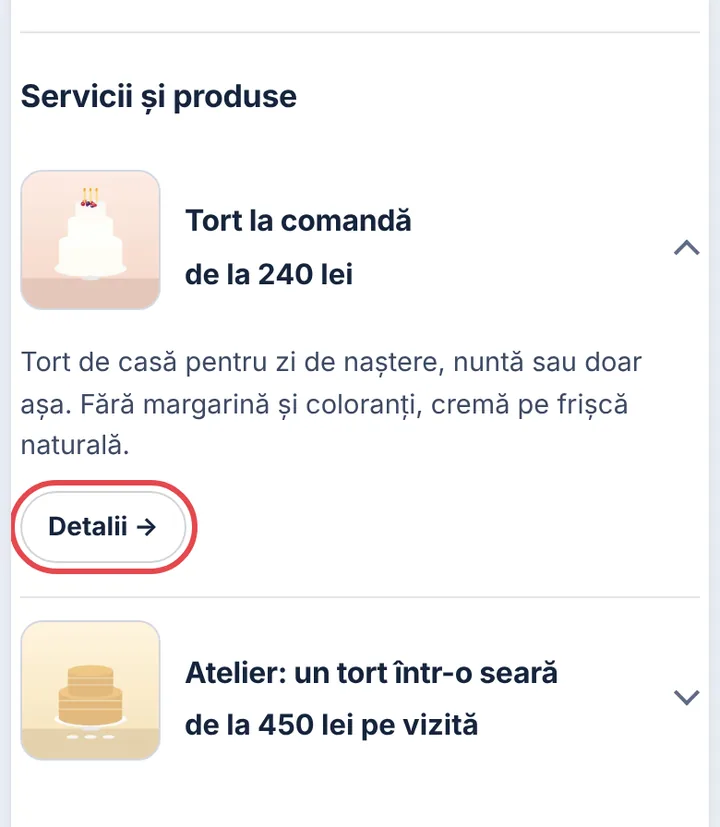Servicii și produse
