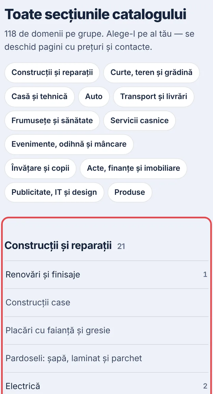 Găsiți grupa